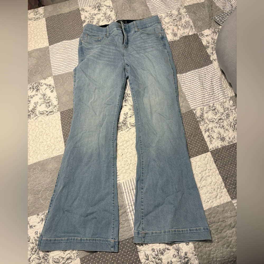 Torrid Light Blue Bombshell Flare Jeans